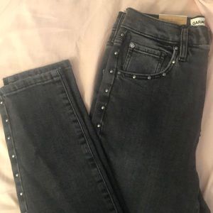 Ultra High Rise Studded Black Jegging